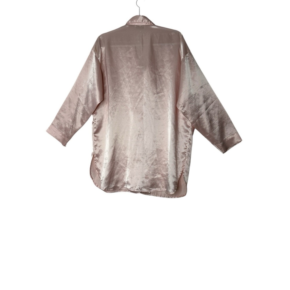 Vintage Victoria's Secret Gold‎ Label Women Pajama Shirt Dress Sleepwear Y2K - Picture 2 of 7
